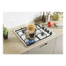 Candy CHW6LX 60cm Gas Hob - St/Steel - Unbeatable Bathrooms