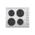 Candy CLE64KX 60cm Electric Solid Plate Hob - St/Steel - Unbeatable Bathrooms