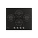 Candy CVG6DPB 60cm Gas on Glass Hob - Black Glass - Unbeatable Bathrooms