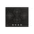 Candy CVG6DPB 60cm Gas on Glass Hob - Black Glass - Unbeatable Bathrooms
