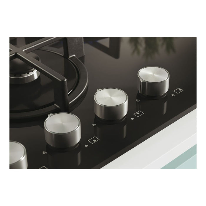 Candy CVG6DPB 60cm Gas on Glass Hob - Black Glass - Unbeatable Bathrooms