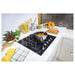 Candy CVG6DPB 60cm Gas on Glass Hob - Black Glass - Unbeatable Bathrooms