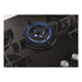 Candy CVG74WPB 75cm Gas Hob - Black Glass - Unbeatable Bathrooms