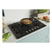 Candy CVG74WPB 75cm Gas Hob - Black Glass - Unbeatable Bathrooms