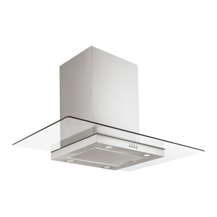 Candy CVMI970LX/UK 90cm Flat Glass Island Hood - St/Steel - Unbeatable Bathrooms