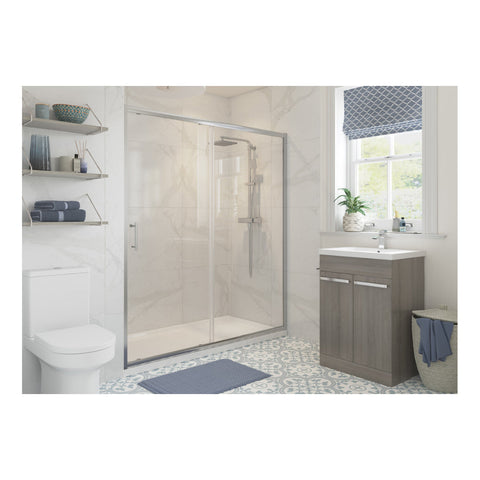 Classix Sliding Door - Chrome - Unbeatable Bathrooms