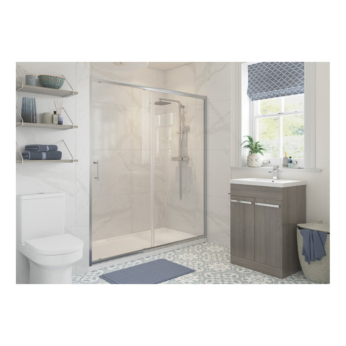 Classix Sliding Door - Chrome - Unbeatable Bathrooms
