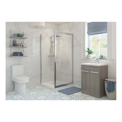 Classix Infold Door - Chrome - Unbeatable Bathrooms