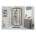 Classix 2 Door Quadrant - Black - Unbeatable Bathrooms