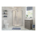 Classix Corner Entry Door - Chrome - Unbeatable Bathrooms