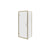 Classix Pivot Door - Brushed Brass - Unbeatable Bathrooms