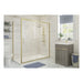 Classix Sliding Door - Brushed Brass - Unbeatable Bathrooms