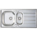 Prima 1.5B 1D REV Stainless Steel Inset Sink - Unbeatable Bathrooms