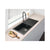 Prima+ 1.0B 1D REV Black Granite Composite Inset Sink - Unbeatable Bathrooms
