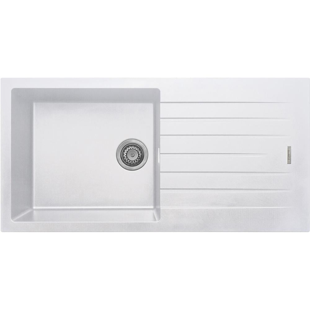 Prima+ 1.0B 1D REV Black Granite Composite Inset Sink - Unbeatable Bathrooms