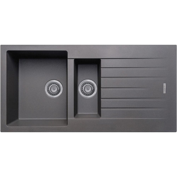 Prima+ 1.5B & Drainer Granite Composite Inset Sink - Unbeatable Bathrooms