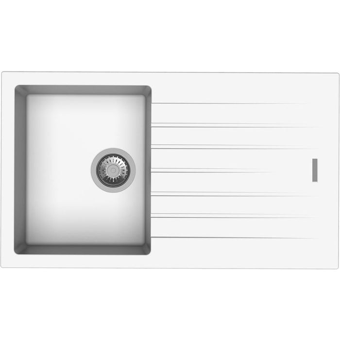 Prima+ 1.0B Compact Composite Inset Sink - Unbeatable Bathrooms