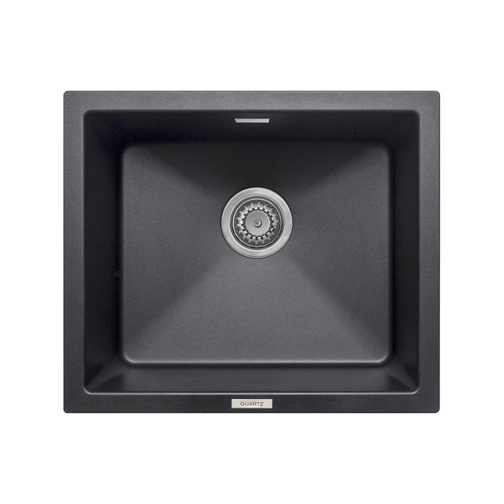 Prima+ 1.0B Black Granite Composite Undermount Sink - Unbeatable Bathrooms