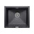 Prima+ 1.0B Black Granite Composite Undermount Sink - Unbeatable Bathrooms