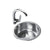Teka ERC Single Round Bowl Inset Sink - Stainless Steel - Unbeatable Bathrooms