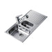 Teka Princess 1.5B & Drainer Inset Sink - Stainless Steel - Unbeatable Bathrooms