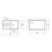 Teka Premium 1B & Drainer Inset Sink - Stainless Steel - Unbeatable Bathrooms