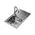 Teka Premium 1B & Drainer Inset Sink - Stainless Steel - Unbeatable Bathrooms