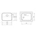 Teka BE 50.40 PLUS 1B Undermount Sink - Stainless Steel - Unbeatable Bathrooms