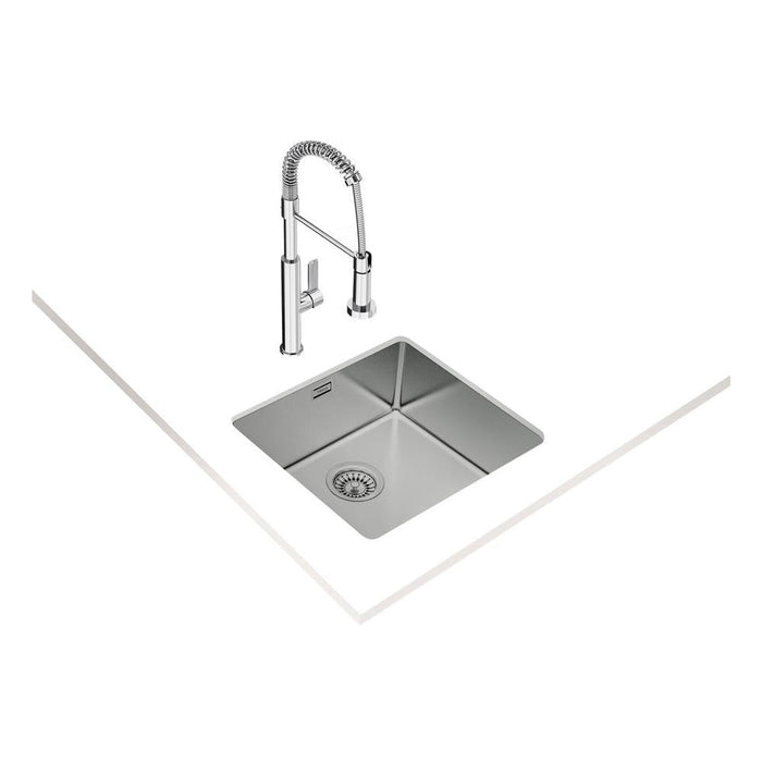 Teka BE Linea RS15 45.40 1B Undermount Sink - Stainless Steel - Unbeatable Bathrooms