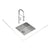 Teka BE Linea RS15 45.40 1B Undermount Sink - Stainless Steel - Unbeatable Bathrooms