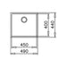 Teka BE Linea RS15 45.40 1B Undermount Sink - Stainless Steel - Unbeatable Bathrooms