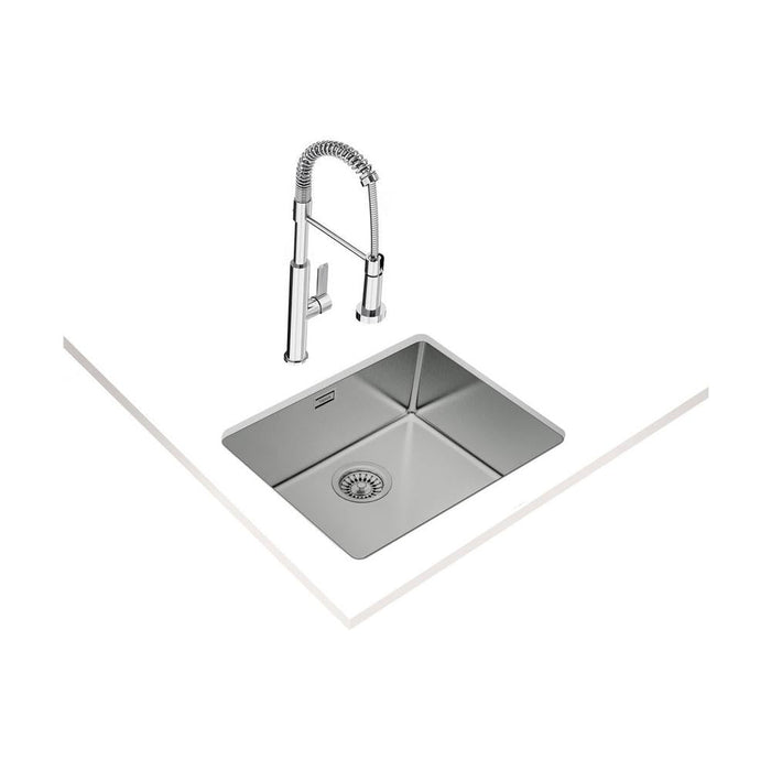 Teka BE Linea Undermount Sink - Stainless Steel - Unbeatable Bathrooms