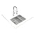Teka BE Linea RS15 580 1.5B Undermount Sink - Stainless Steel - Unbeatable Bathrooms