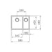 Teka BE Linea RS15 580 1.5B Undermount Sink - Stainless Steel - Unbeatable Bathrooms