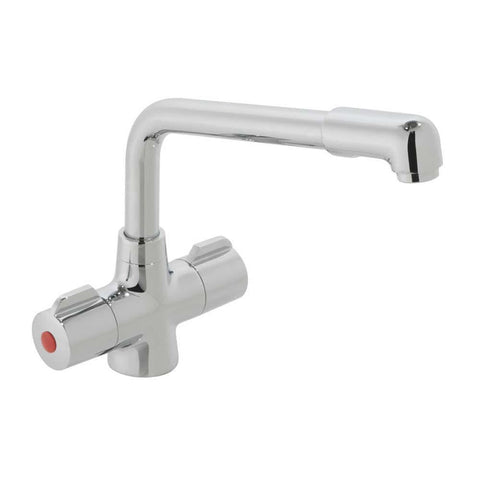 Vado Base Deck Mounted Mono Sink Mixer - Unbeatable Bathrooms