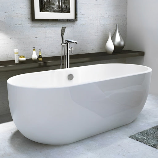 Synergy San Marlo 1415mm Double Ended Freestanding Bath - Unbeatable Bathrooms
