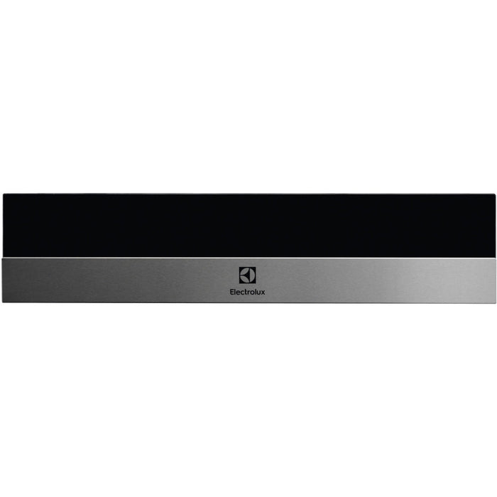 Electrolux EBD4X 14cm Warming Drawer - Black Glass & St/Steel - Unbeatable Bathrooms