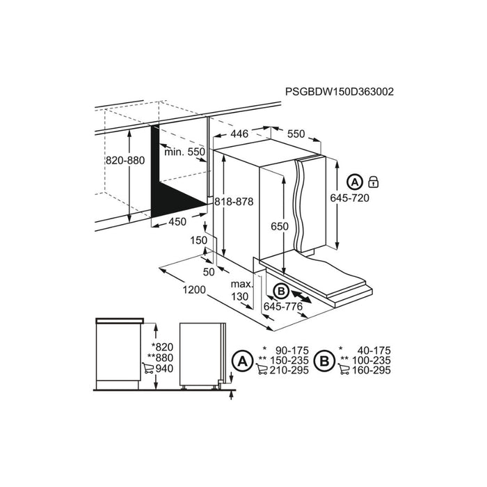 Electrolux EEA22100L F/I 9 Place Slimline Dishwasher - Unbeatable Bathrooms