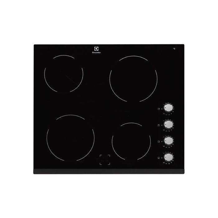 Electrolux EHF6140FOK 60cm Ceramic Hob - Black - Unbeatable Bathrooms