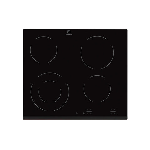 Electrolux EHF6241FOK 60cm Ceramic Hob - Black - Unbeatable Bathrooms