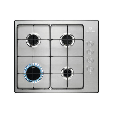 Electrolux KGS6404SX 60cm Gas Hob - St/Steel - Unbeatable Bathrooms