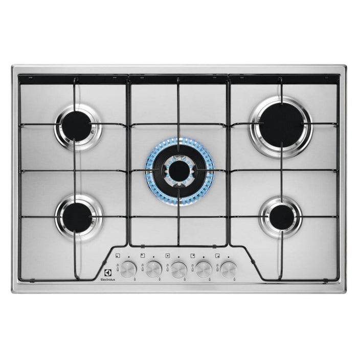 Electrolux KGS7534SX 75cm Slimline Gas Hob - St/Steel - Unbeatable Bathrooms