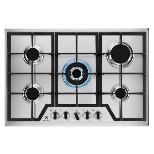 Electrolux KGS7536X 75cm Gas Hob - St/Steel - Unbeatable Bathrooms