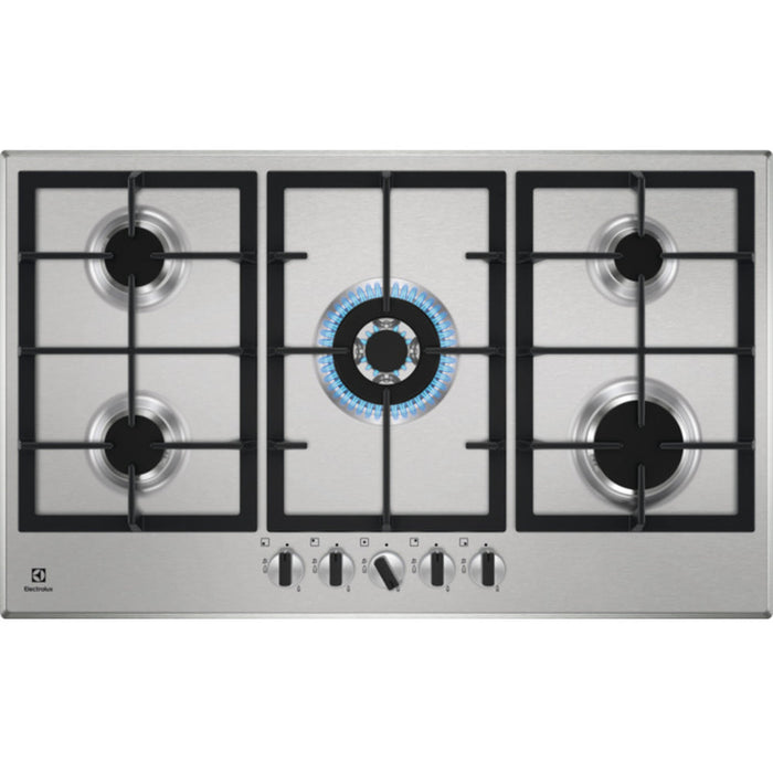 Electrolux KGS9536X 85cm Gas Hob - St/Steel - Unbeatable Bathrooms