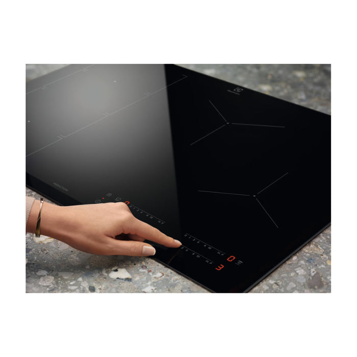 Electrolux KIV834 80cm Induction Hob - Black - Unbeatable Bathrooms