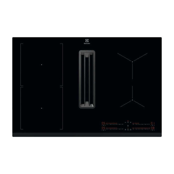 Electrolux LCC83443 80cm Venting Flex Induction Hob - Black Glass - Unbeatable Bathrooms