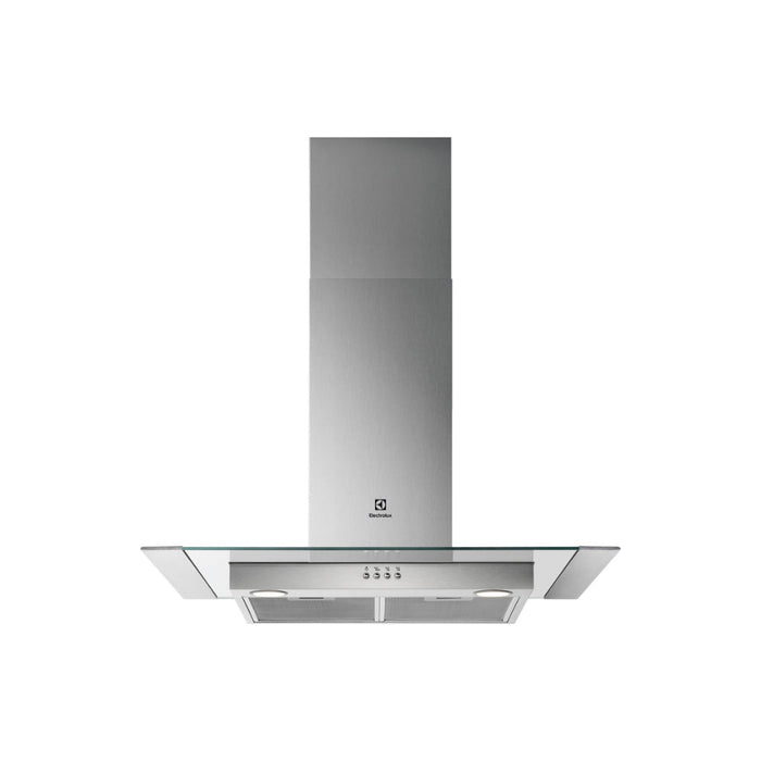 Electrolux LFL327A 60cm Flat Glass Chimney Hood - St/Steel - Unbeatable Bathrooms