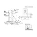 Electrolux LFL327A 60cm Flat Glass Chimney Hood - St/Steel - Unbeatable Bathrooms