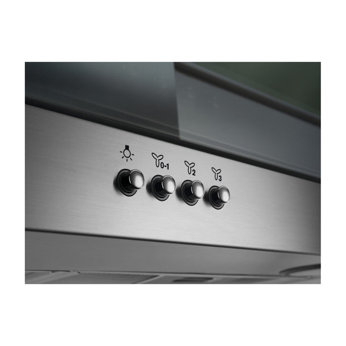 Electrolux LFL336A 60cm Flat Glass Chimney Hood - St/Steel - Unbeatable Bathrooms