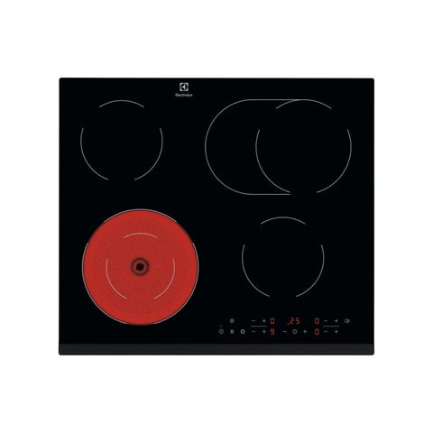 Electrolux LRR6436 60cm Ceramic Hob - Black - Unbeatable Bathrooms